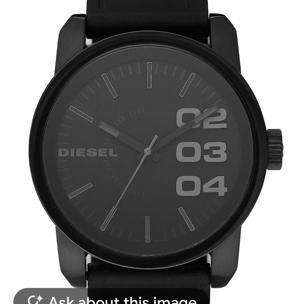 Diesel Black and Silver Men's Watch